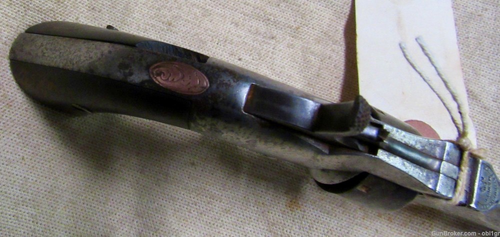 Scarce Civil War 1st Model Manhattan .22 Caliber Pocket Revolver .01 NR-img-5