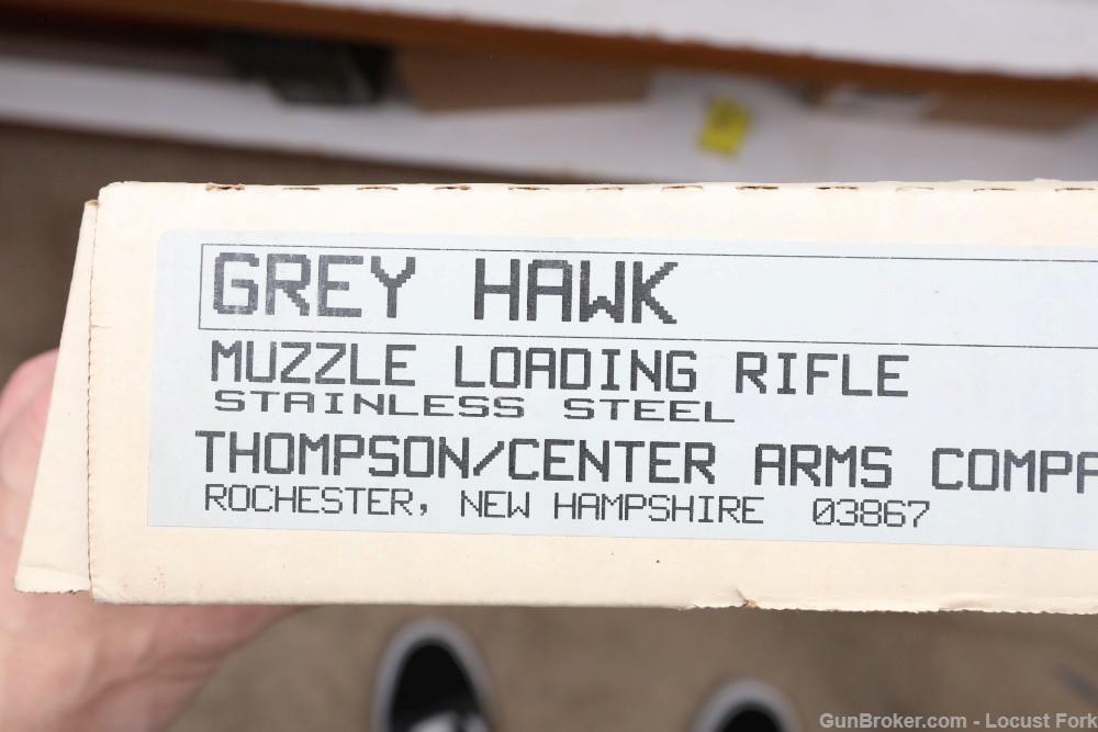 Thompson Center Grey Hawk 50 Cal Stainless Muzzle Load Black Powder NO FFL -img-53