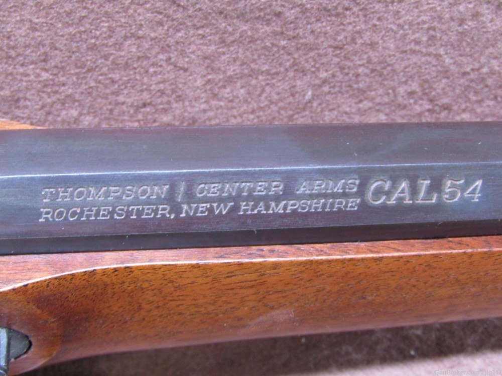 Thompson Center Arms Hawken 54 Cal Black Powder Flintlock Rifle Like New-img-7
