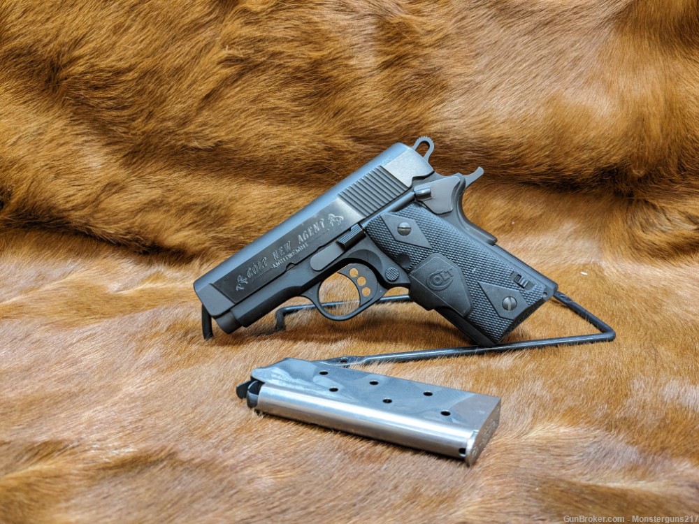 Colt New Agent Lightweight 1911 3" .45 acp -img-0