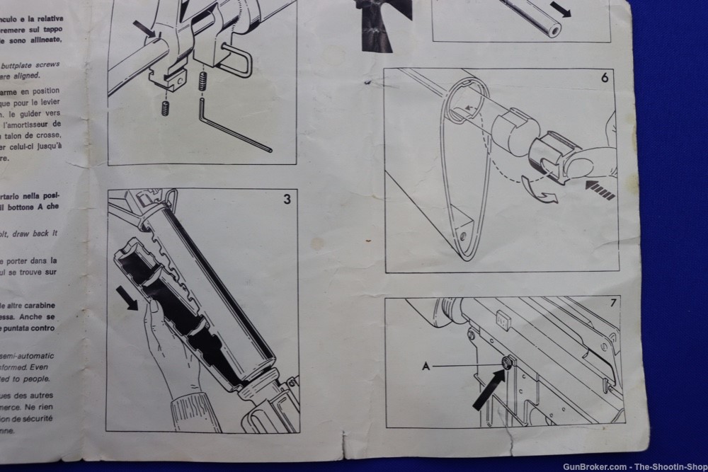 Armi Jager Model AP-74 Rifle 22LR CAL Factory Owners Manual AP74 AR 22 RARE-img-7