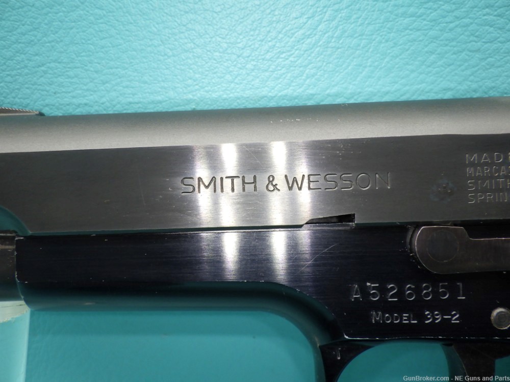 Smith & Wesson 39-2 9mm 4"bbl Pistol MFG 1978-79-img-9