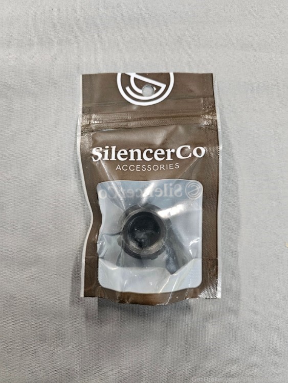 SilencerCo CZ Scorpion Octane Adapter 18x1 Stainless Steel Black Oxide-img-0