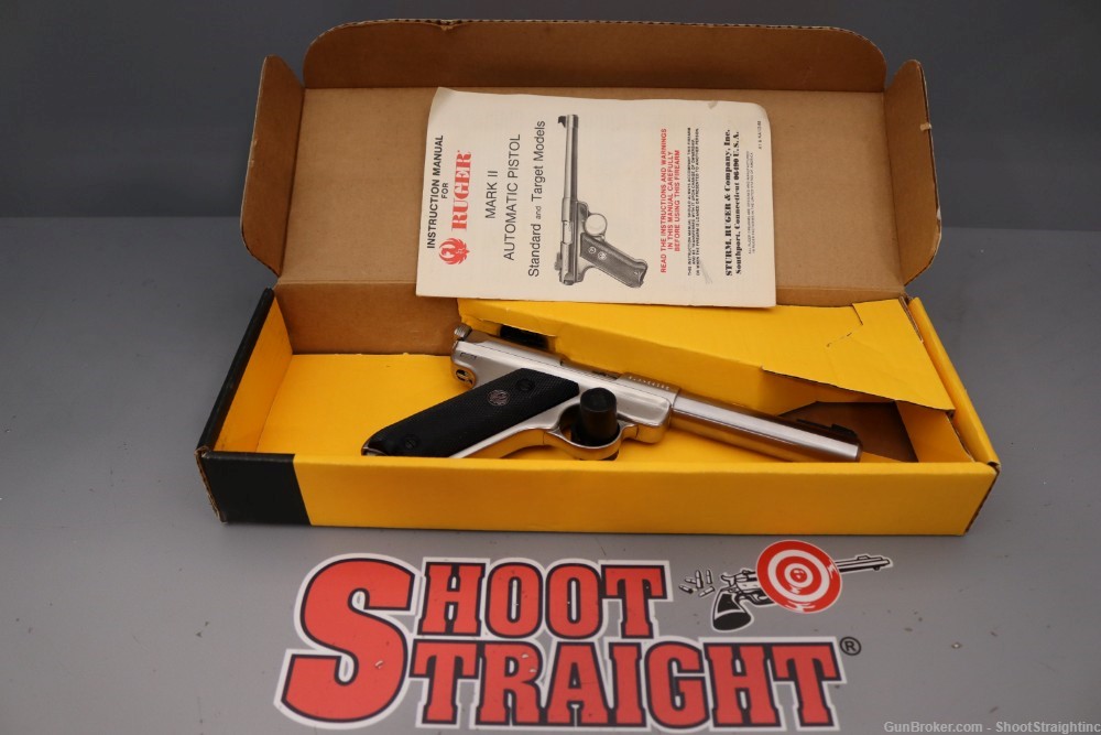 Ruger Mark II Target .22LR 5.5" w/ Box - Made 1989 --img-8