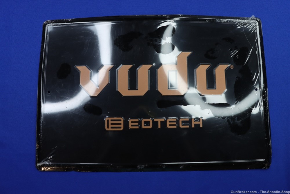 Eotech Optics Copper Logo Embossed Metal Sign Set w/ Vudu Metal 15.5" x 12"-img-3