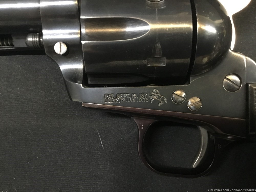 Colt SAA 45COLT 1977 Full Blue Revolver Box No Label COLT LETTER INCLUDED-img-11
