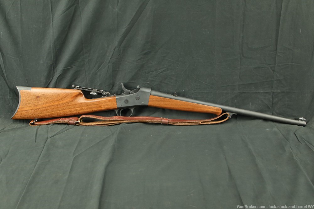 Remington No. 5 Rolling Block Model 1902 .219 Zipper Single-Shot Rifle -img-2