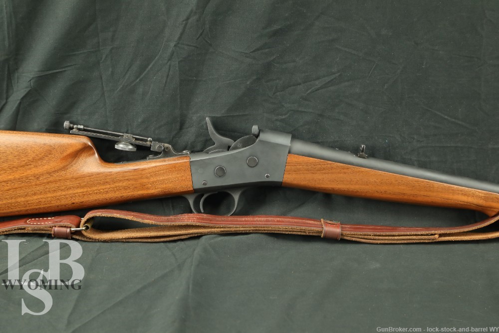 Remington No. 5 Rolling Block Model 1902 .219 Zipper Single-Shot Rifle -img-0