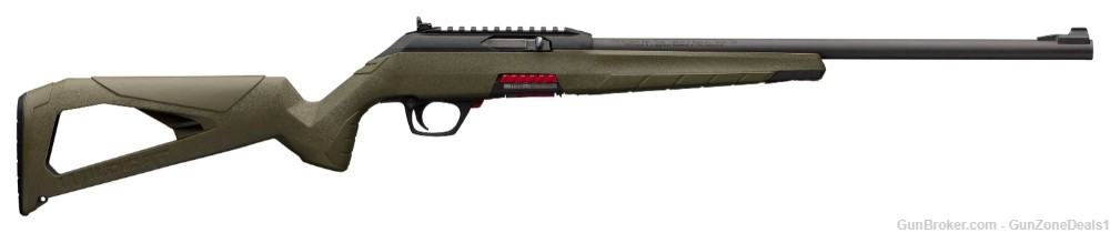 Winchester 521139102 Wildcat Full Size 22 LR 10+1 18" OD Green-img-0