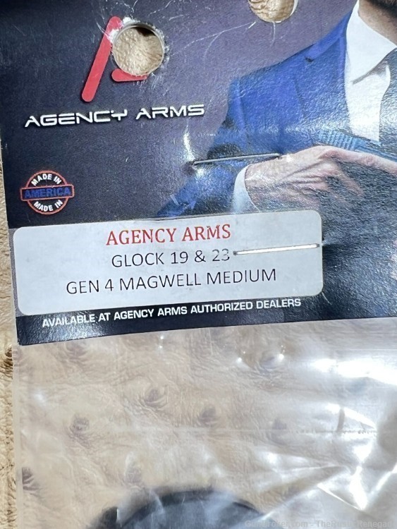 MW-G19G4-MBS-B Agency Arms, Magwell, Medium Back Strap, For Glock 19 Gen 4,-img-1