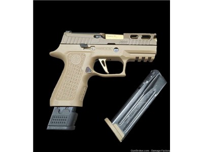 Used FDE Sig P320 Spectre with Pro series slide and Custom Works P320 FCU 