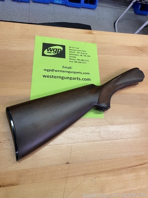 Beretta parts, 56, S56, S56E stock in .12ga, nos-img-0