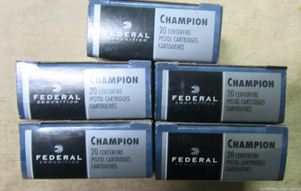 100 Rounds of Federal .32 S&W Long 98 gr Wadcutter Ammo .01 NO RESERVE-img-2