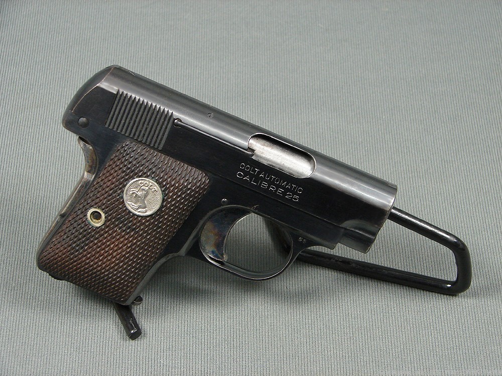 Colt 1908 Vest Pocket Automatic 25 ACP Pistol Mfg 1938-img-1