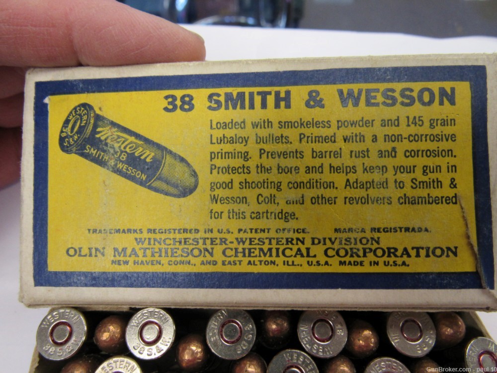 Winchester, Western 38 S&W Ammunition-img-2