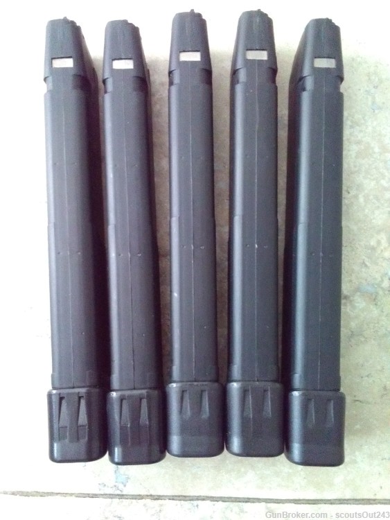 KCI Glock 22/23/27 31 round magazines (5)-img-0