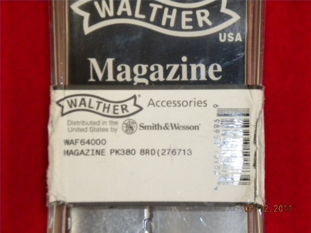 WALTHER PK380 FACTORY 8rd MAGAZINE 505600-img-3