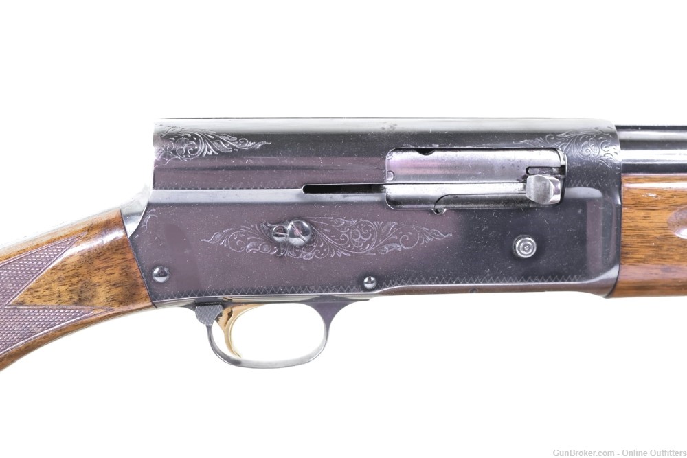 Browning Light Twelve Auto A5 12GA 30" 5+1 Engraved Walnut Stock 2.75"-img-2