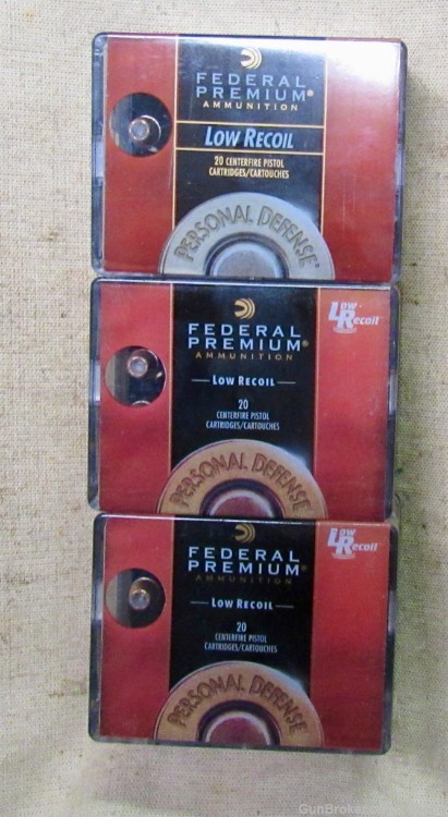 60 Rounds of Federal Premium Low Recoil .327 FED MAG JHP .01 NO RESERVE-img-0