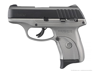 Ruger EC9s 9mm 7rd Silver NEW IN BOX! Penny Auction! No CC Fee 03290