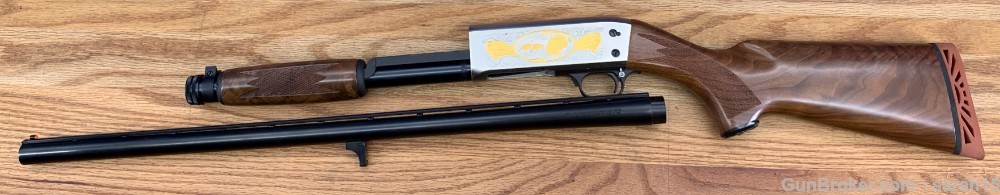 ITHACA GUN COMPANY MODEL 37 SUPREME GRADE NWTF GOLD SS & BLUE ORIG BOX-img-4