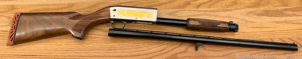 ITHACA GUN COMPANY MODEL 37 SUPREME GRADE NWTF GOLD SS & BLUE ORIG BOX-img-5