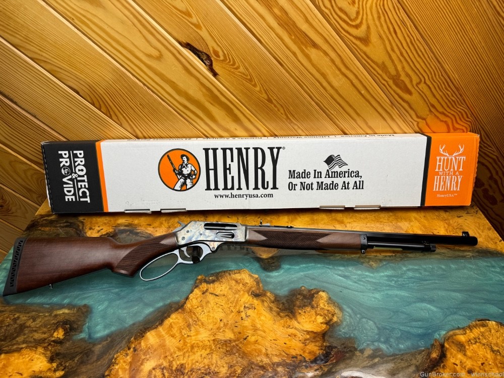 NEW IN BOX HENRY CASE COLORED HARDENED 45-70 W/ 22" BARREL NO RESERVE-img-1