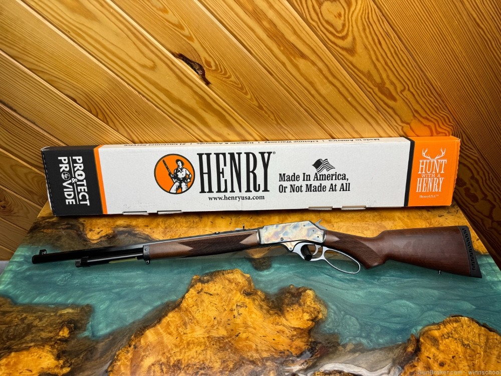 NEW IN BOX HENRY CASE COLORED HARDENED 45-70 W/ 22" BARREL NO RESERVE-img-11