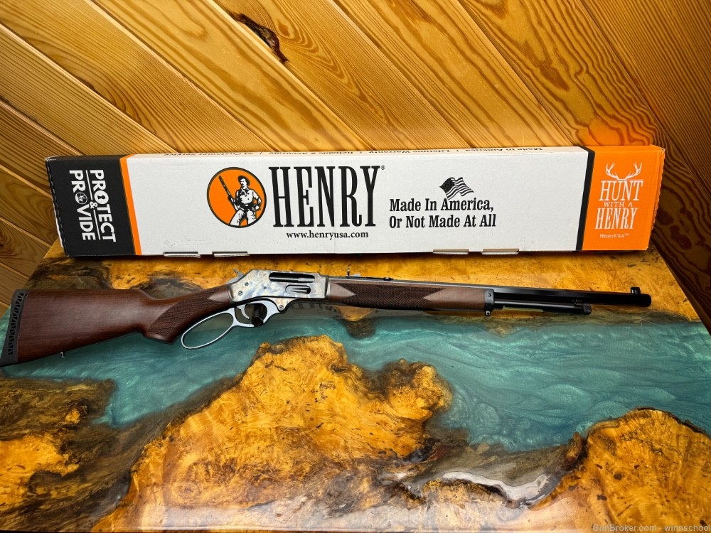 NEW IN BOX HENRY CASE COLORED HARDENED 45-70 W/ 22" BARREL NO RESERVE-img-4