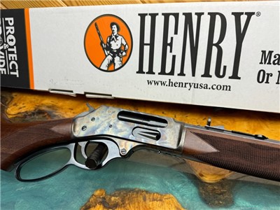 NEW IN BOX HENRY CASE COLORED HARDENED 45-70 W/ 22" BARREL NO RESERVE