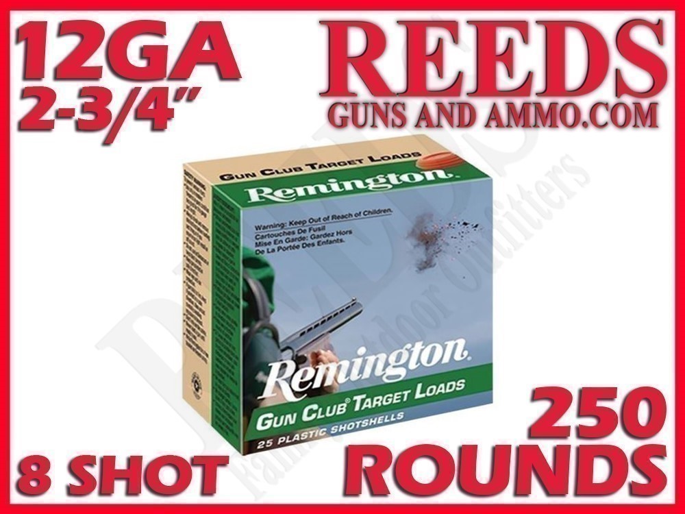 Remington Gun Club Target 12 Ga 1-1/8oz 8 Shot 2-3/4in 20230-img-0