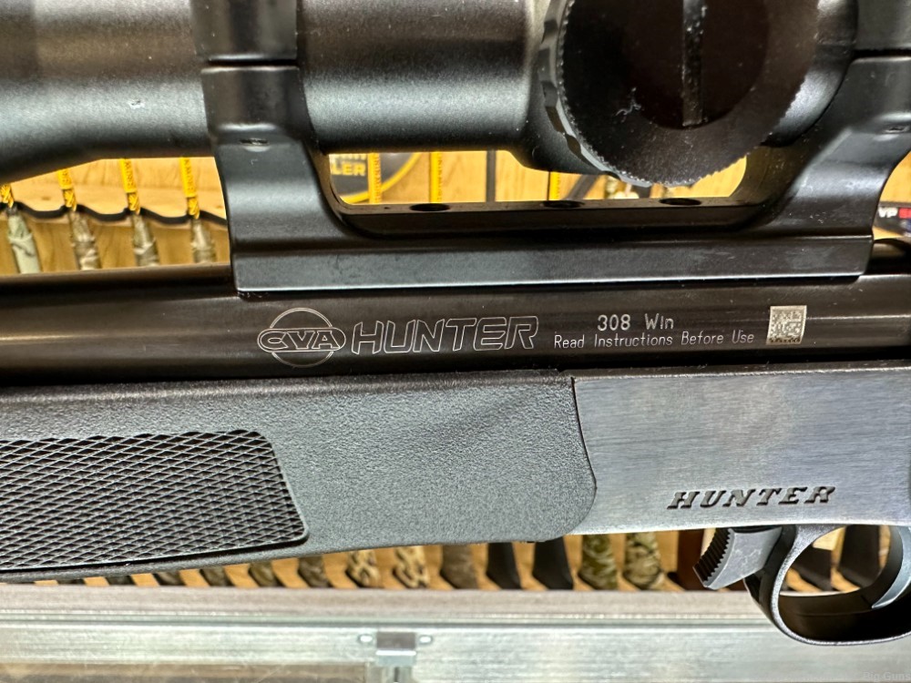 CVA Hunter .308 Win Single Shot Rifle 20" W/ Scope-img-4