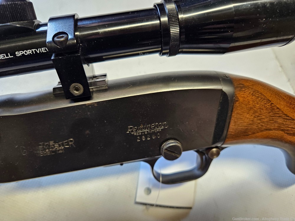 Remington Model 141 Gamemaster 35 Remington Rifle Used Bushnell Scope-img-16