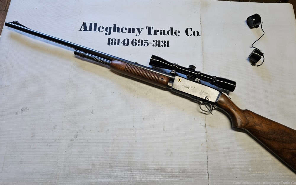 Remington Model 141 Gamemaster 35 Remington Rifle Used Bushnell Scope-img-12