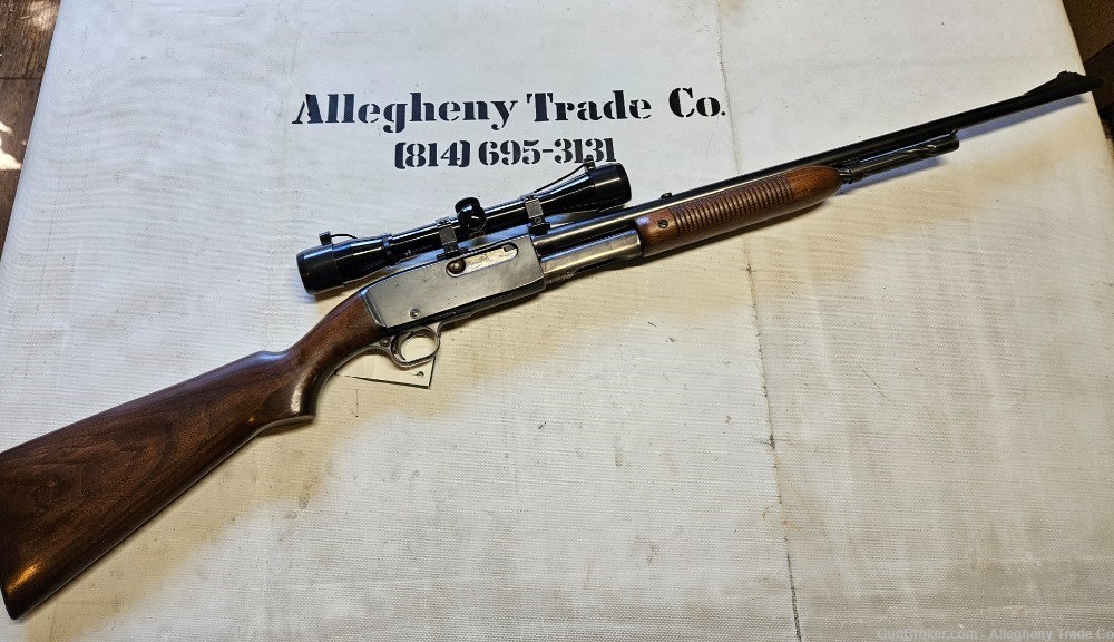 Remington Model 141 Gamemaster 35 Remington Rifle Used Bushnell Scope-img-0