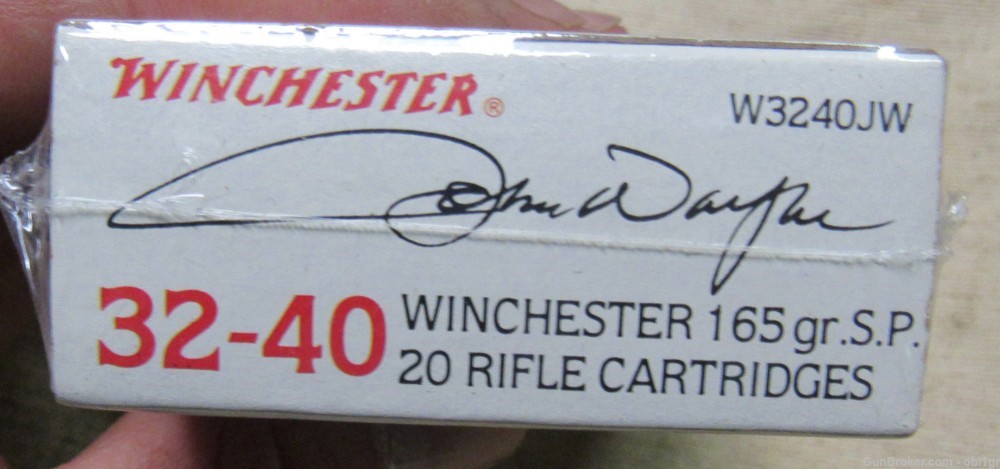 John Wayne Winchester-Western .32-40 Win. 165 GR Soft Point Ammo .01 NR-img-4