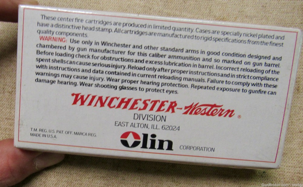John Wayne Winchester-Western .32-40 Win. 165 GR Soft Point Ammo .01 NR-img-2