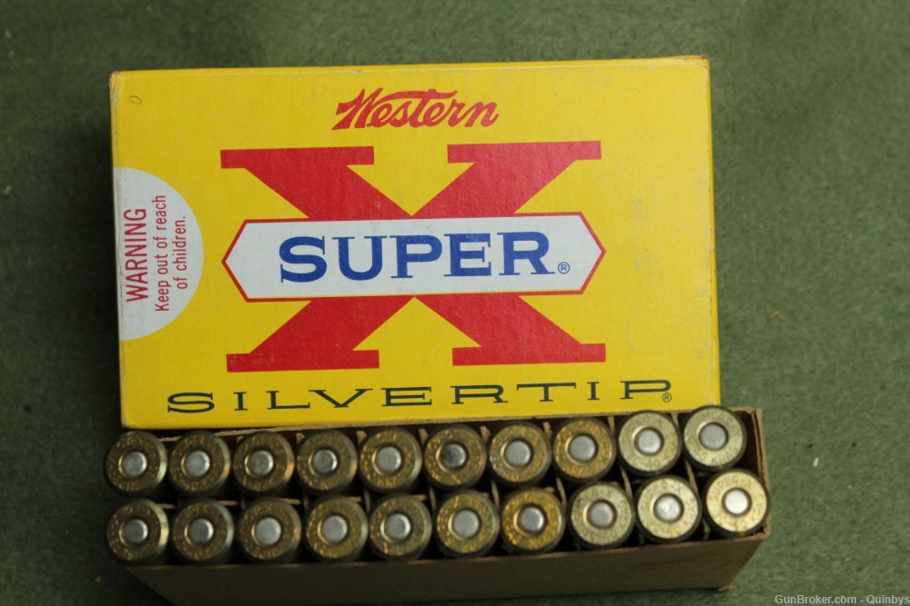 20 Winchester Western Super X 30-40 Krag 220 Gr Expanding Silvertip Ammo-img-0