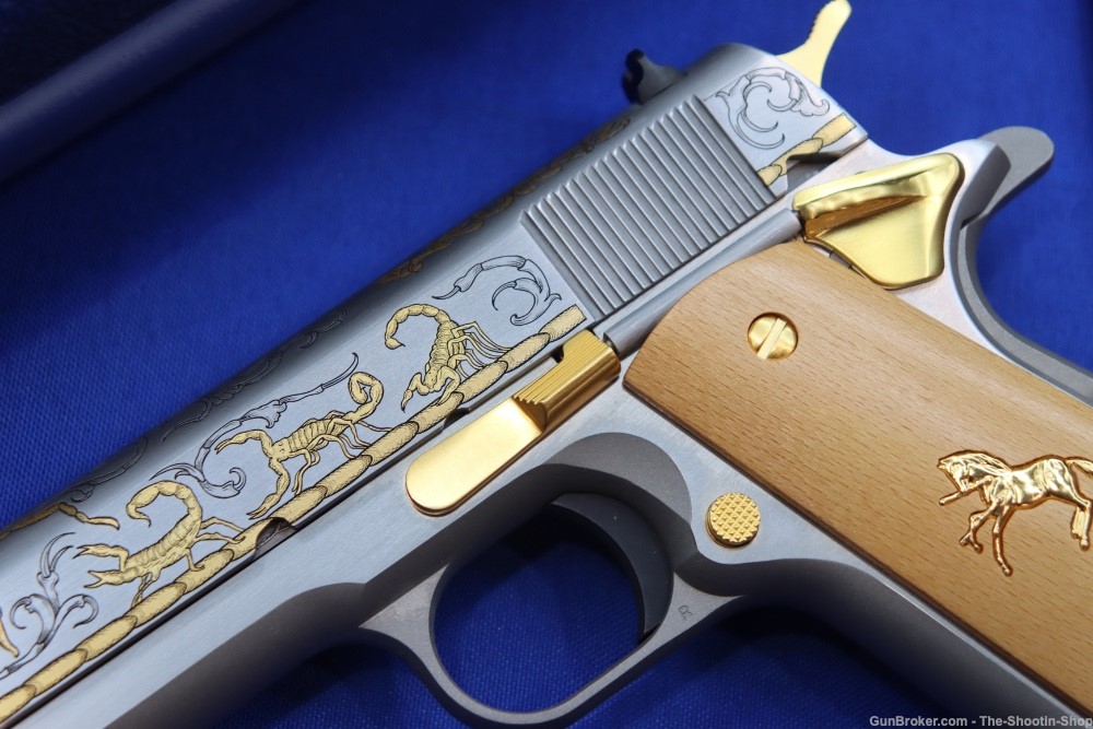 Colt Untamed Series ALACRAN 1911 Pistol GOLD ENGRAVED 38 Super 1 of 200 New-img-4