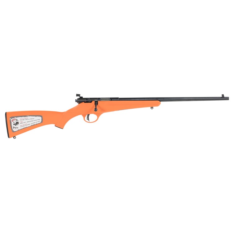 Savage Rascal 22 LR Rifle 16.12 Single Shot Youth Blued Orange -img-0