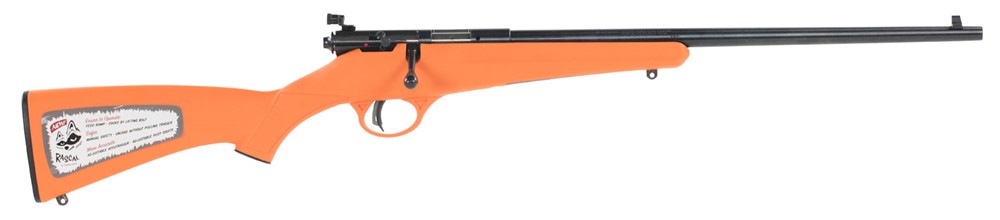 Savage Rascal 22 LR Rifle 16.12 Single Shot Youth Blued Orange -img-1