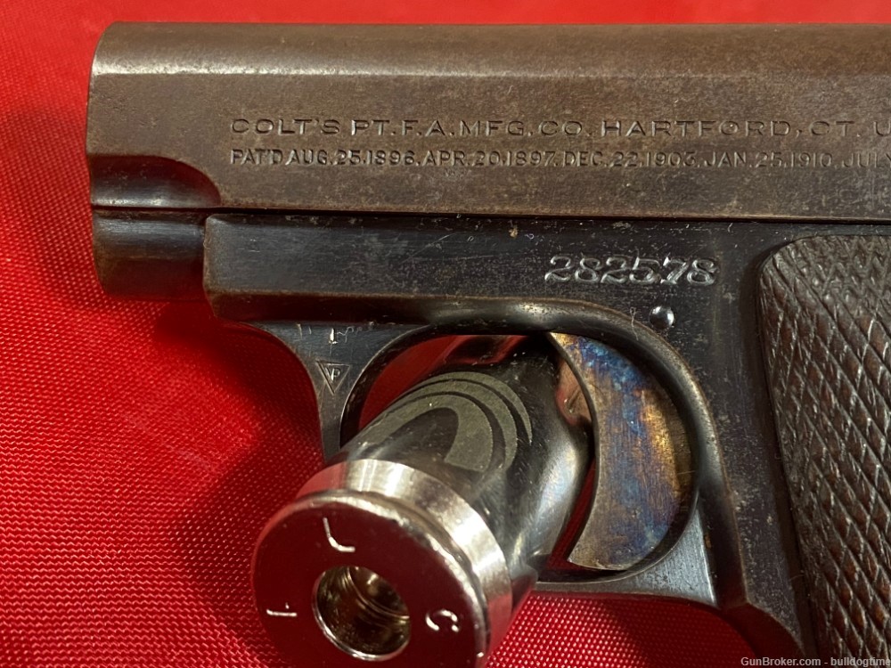 Colt Model 1908 Vest Pocket 25ACP In Good Condition Built in 1921-img-4