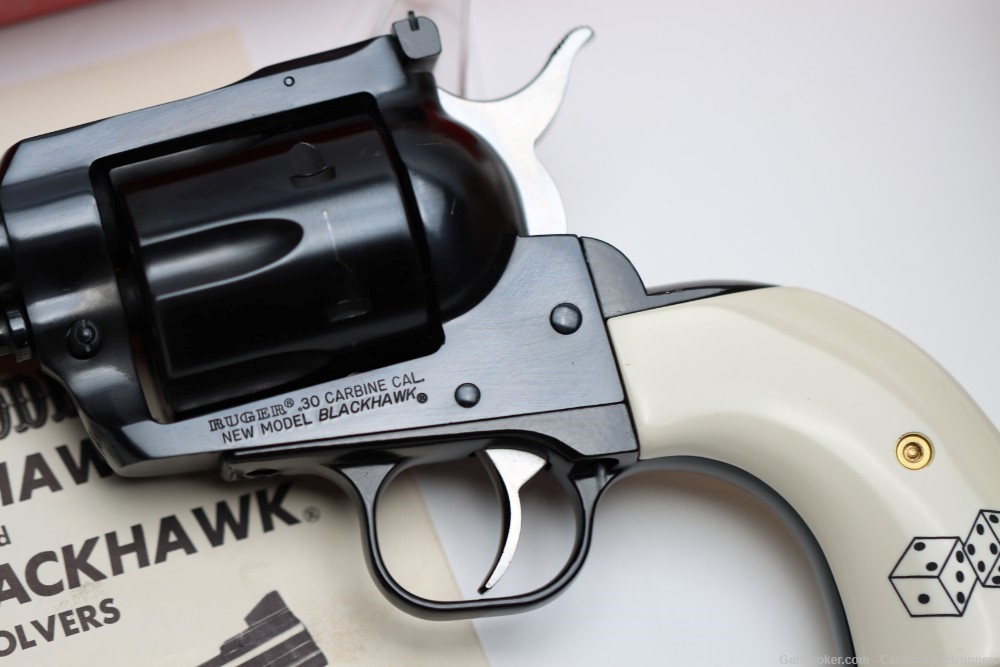 Ruger Blackhawk .30 Carbine Single Action Revolver 7.5" BBL MFG 1971-img-4