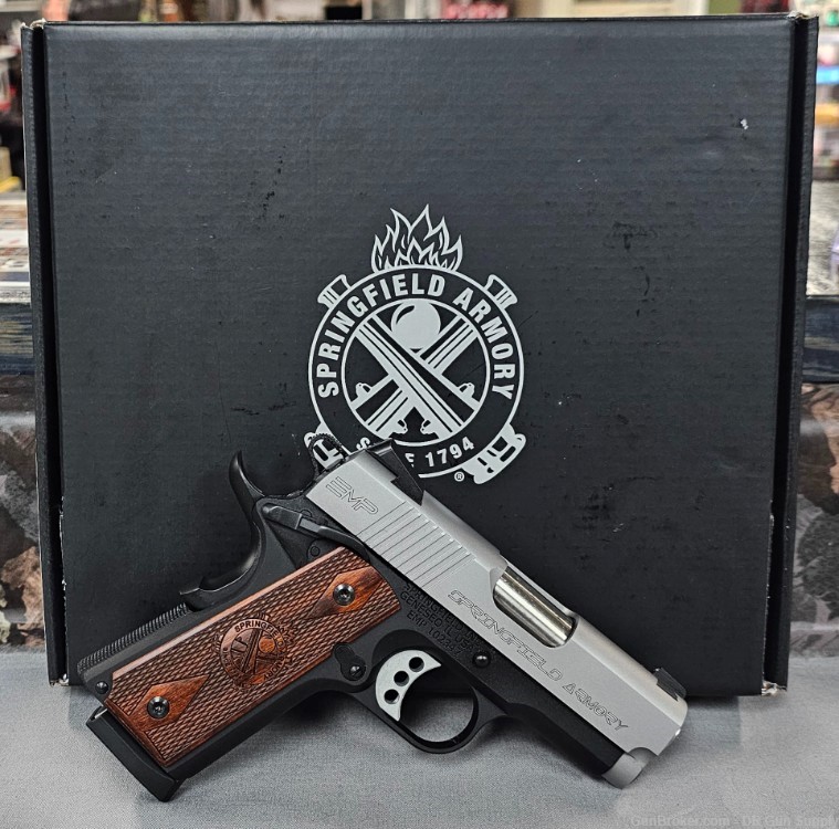 Springfield 1911 EMP 9MM 3" 9RD PI9209LCA 3 Mags Compact Match NO CC FEE!-img-1