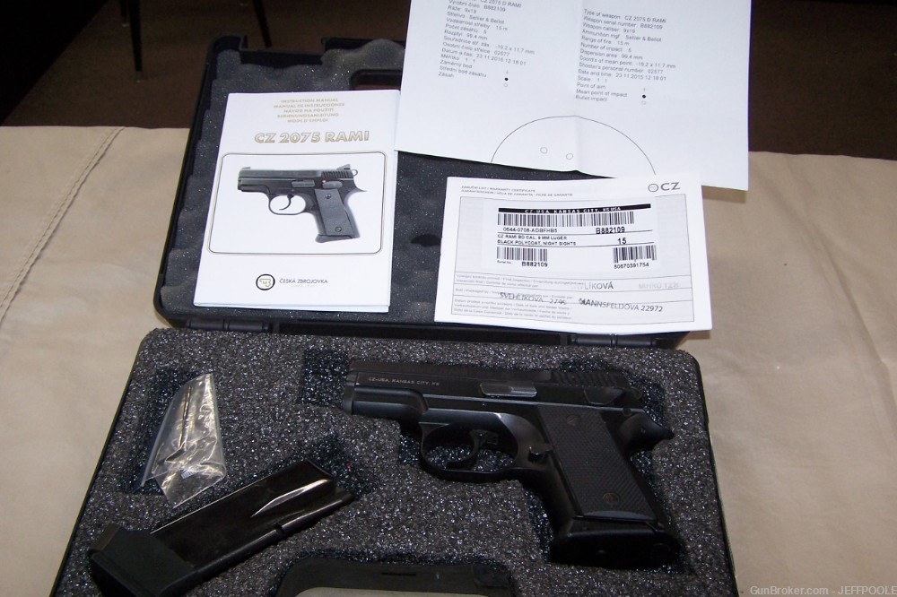 CZ 2075 D Rami 9mm 93% with box Relisted do to non paying bidder -img-0