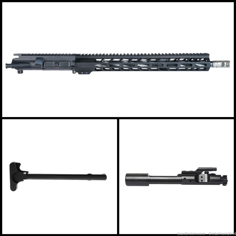 AR15 16"  223 Wylde Complete Mil-Spec Assembled Upper | BCH & CH Included-img-0