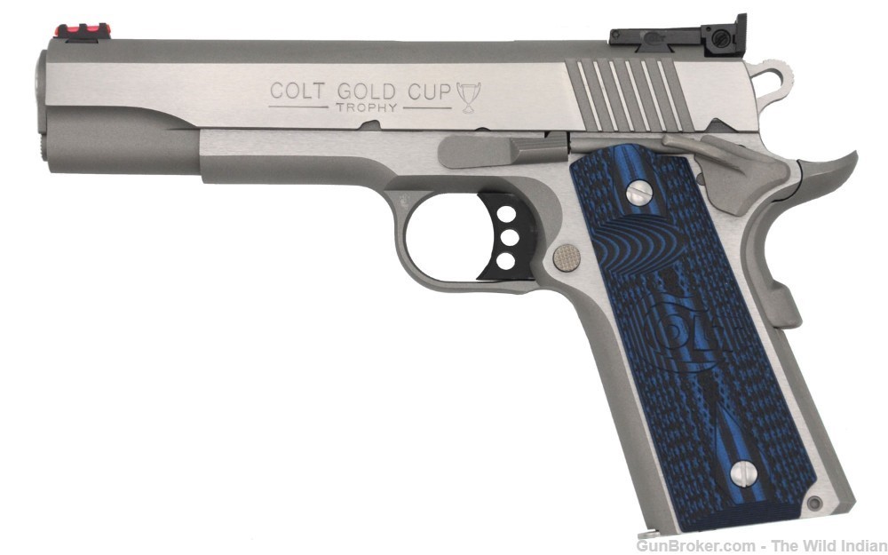 Colt Mfg O5070GCL 1911 Gold Cup Lite 45 ACP Caliber with 5" National Match -img-0