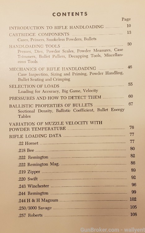 SPEER Reloading Manual 1959 Commercial Rifle and Pistol Cartridges number 3-img-4