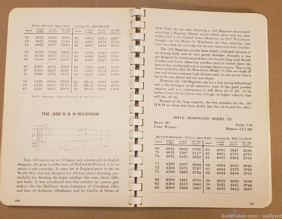 SPEER Reloading Manual 1959 Commercial Rifle and Pistol Cartridges number 3-img-8