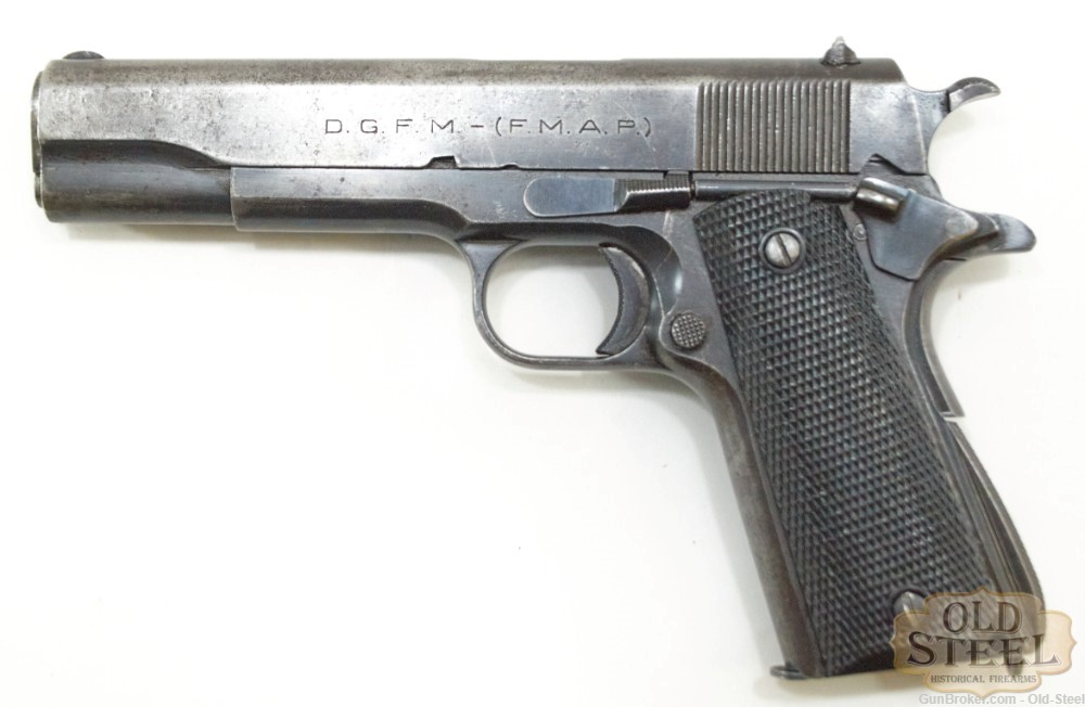 Argentine Sistema 1927 45 ACP 1911 Pistol Colt MFG 1948 C&R Penny Auction-img-5